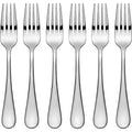 Hvby 18/10 Stainless Steel Dinner Forks 20.5 cm Mirror Set of 6 - Product view