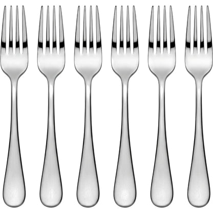Hvby 18/10 Stainless Steel Dinner Forks 20.5 cm Mirror Set of 6 - Product view