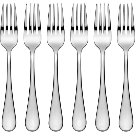 Hvby 18/10 Stainless Steel Dinner Forks 20.5 cm Mirror Set of 6 - Product view
