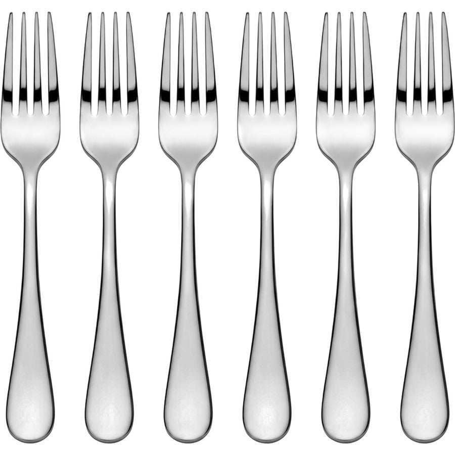Hvby 18/10 Stainless Steel Dinner Forks 20.5 cm Mirror Set of 6
